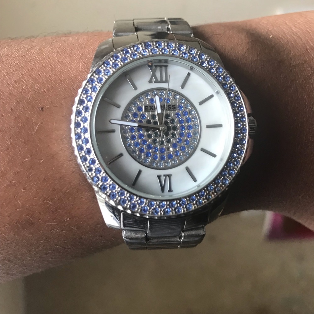 Express Silver-toned Watch